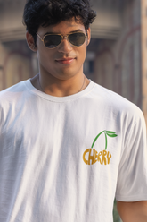 Cherry Minimal Graphics -Unisex Oversized Standard T-Shirt